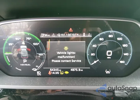 2021 Audi E-Tron Prestige Quattro из США, поврежденный, VIN WA1VAAGE1MB004590